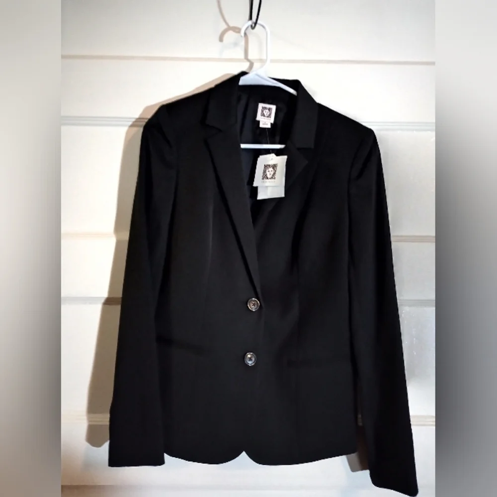 Anne Klein size 6 women's black dress jacket - Picture 1 of 3